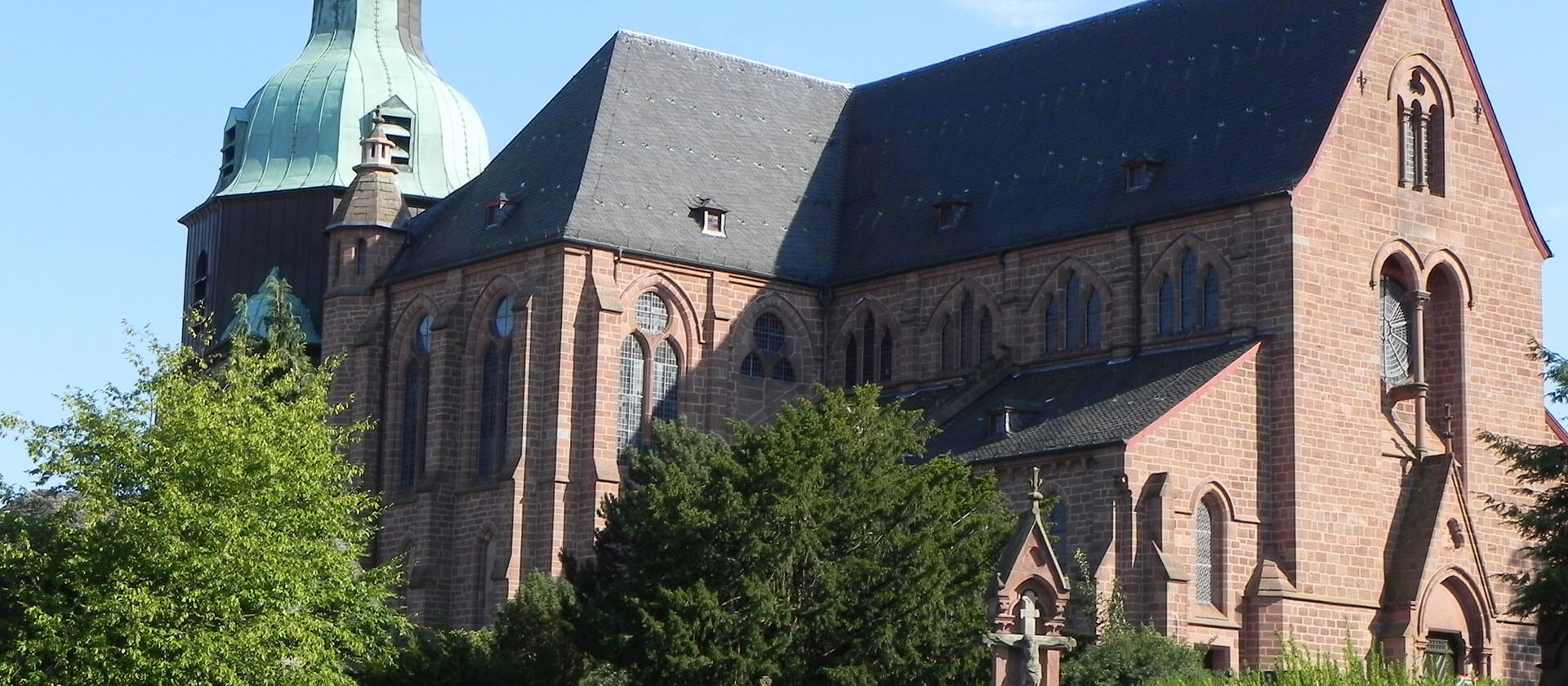 Die Stiftskirche in Amöneburg, Fotocredit Pfarrer Vogler